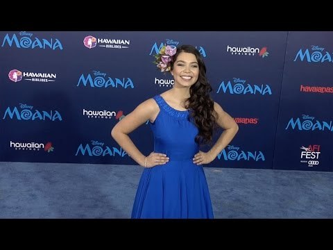 Auli'i Cravalho AFI FEST Moana Premiere Blue Carpet
