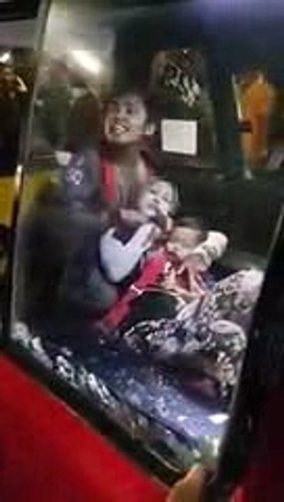 Detik2 pembebasan penyanderaan ibu dan balitanya oleh jambret di angkot kwk di Jakarta Timur