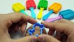 Learn Colors Play Doh Ice Cream Popsicle  g Molds Fun & C