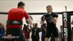Conor McGregor looks sharp & powerful one week away from Nate Diaz rematch- UFC 202 video