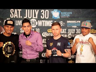 Leo Santa Cruz vs. Carl Frampton COMPLETE Final Press Conference & Face Off video