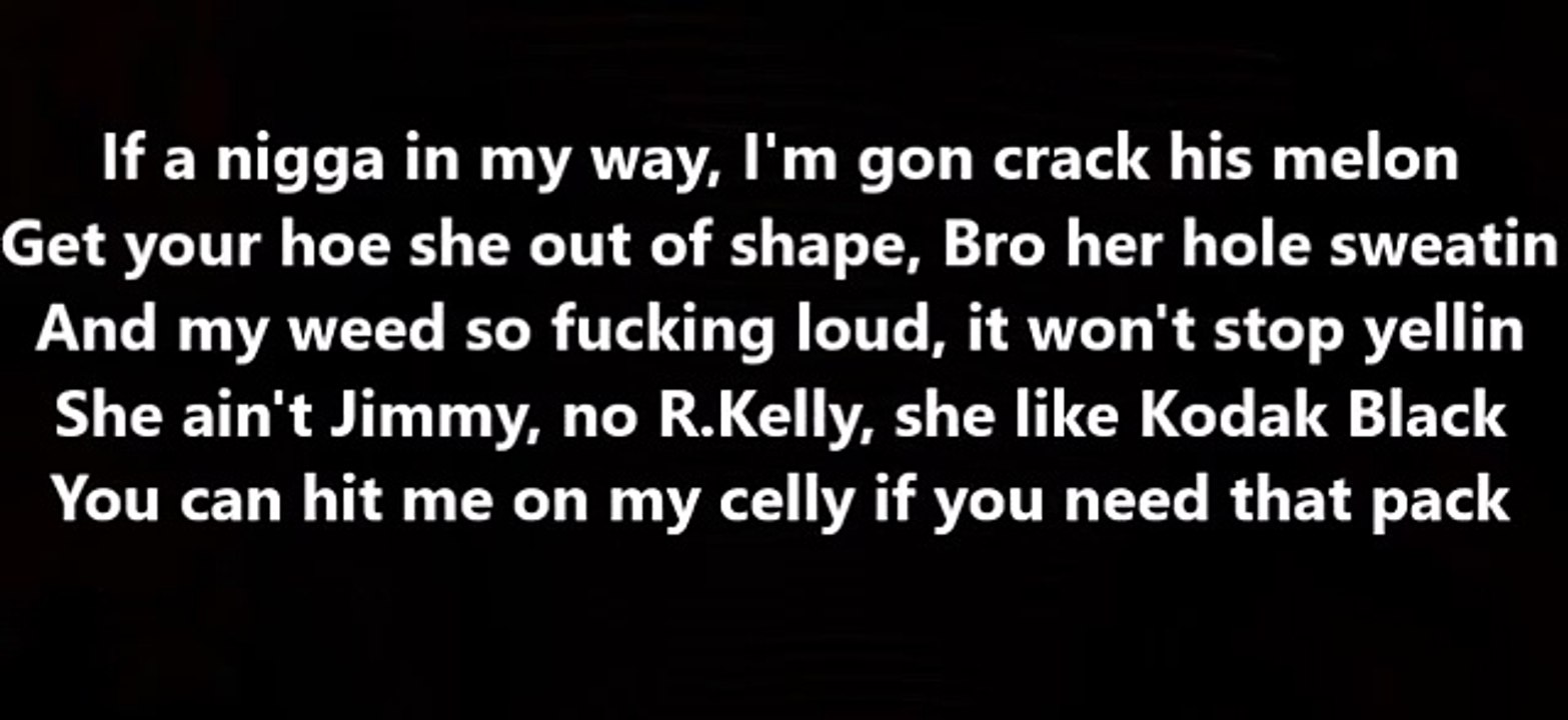 Kodak Black - No Conversation (Lyrics)