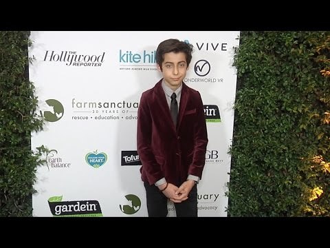 Aidan Gallagher Farm Sanctuary's 30th Anniversary Gala Green Carpet