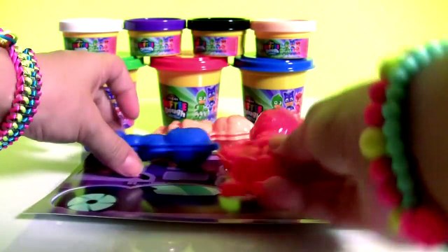 Softee Dough PJ Masks Mold 'n Play 3D Figure Maker DIY Disney Play-Doh Catboy Gek