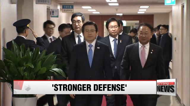 Acting president Hwang Kyo-ahn calls for calm and consistent policies