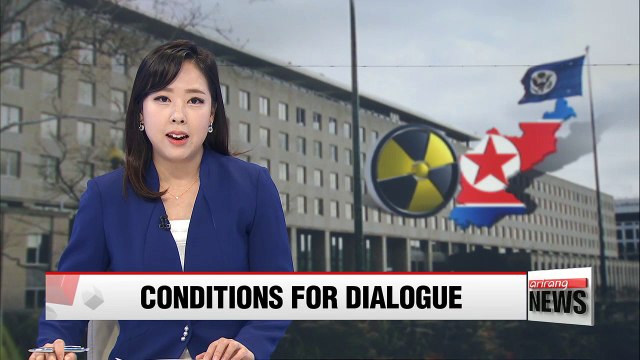 U.S. reiterates conditions for talks with North Korea are unchanged