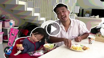 Lucu Banget! Ruben Suapin Thalia Sambil Nyanyi - Cumicam 11 April 2017