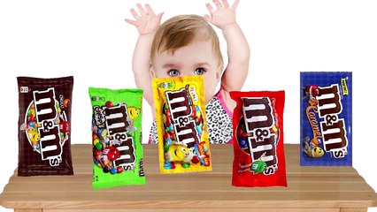 Bad Baby crying and learn colors-Colorful M&M candy- Finger Family Song Collection