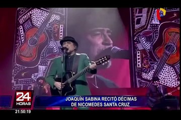 Uruguayo Jorge Drexler se solidariza y canta música peruana