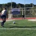 fantastic football  trick to make a perfect goal