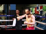 Paulie Malignaggi vs. Gabriel Bracero - COMPLETE Malignaggi media workout video
