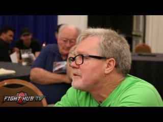 Freddie Roach "Porter is a good name, Manny & him sparred alot. Thurman is a big strong guy!"