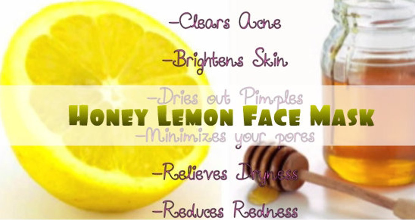 How to Whiten Face with Honey and Lemon Face Mask || Home Remedies