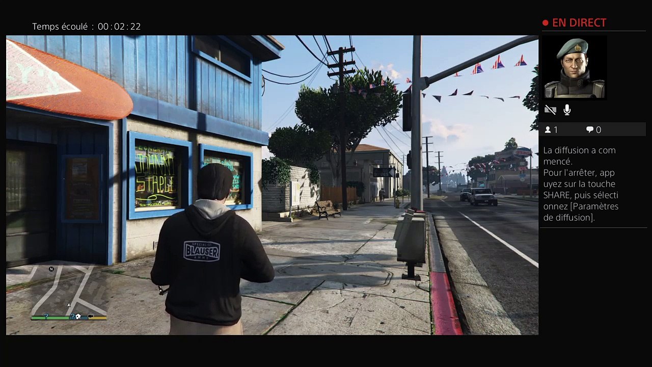 Diffusion PS4 en direct de rom solo gaming
