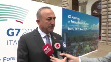 Dışişleri Bakanı Çavuşoğlu, Italya'da: "Esed Rejiminin Elinde Hala Kimyasal Silah Kapasitesi Var"