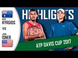 Tennis News - Nick Kyrgios vs John Isner Davis Cup - World Group 2017