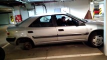 Cette voiture roule sur 3 roues ! Citroen Xantia