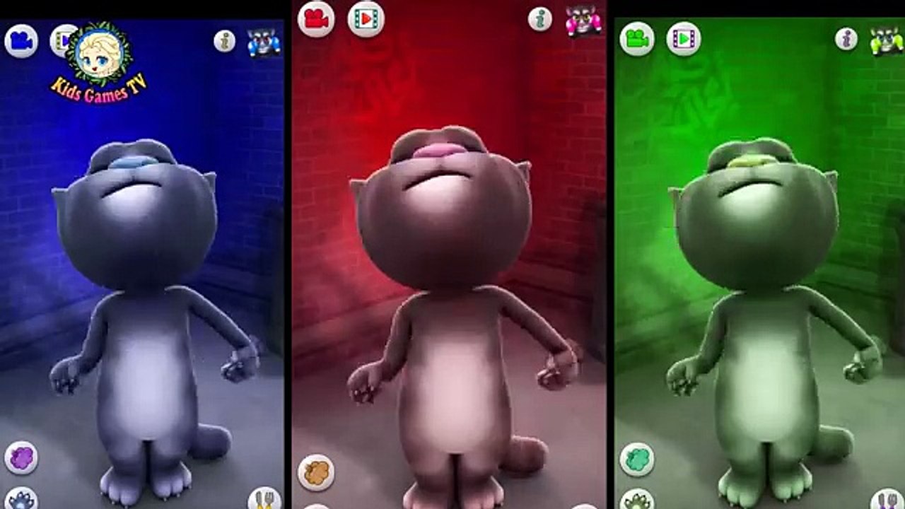 Baby Learn Colors with My Talking Tom Colours for Kids Animation Education Cartoons videos 2016 #2[1]