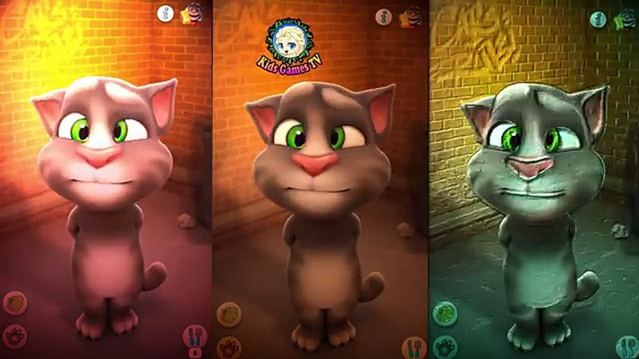 Baby Learn Colors with My Talking Tom Colours for Kids Animation Education Cartoons videos 2016[1]