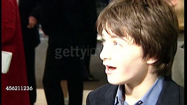 Daniel Radcliffe at the premiere of Harry Potter and the Philosopher's Stone - 04/11/2001