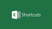 Microsoft Excel 2016 Tutorial - Shortcuts in Excel