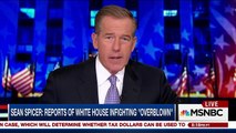 Don't Call It A Turf War- Spicer Downplays Bannon-Kushner Rift - The 11th Hour - MSNBC