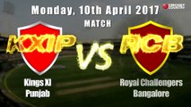 IPL 2017 Kings XI Punjab trump Royal Challengers Bangalore by 8 wickets