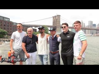 Paulie Malignaggi welcomes Carl Frampton to Brooklyn!