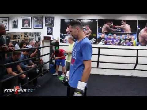 Terence Crawford vs. Viktor Postol full video- COMPLETE Postol media workout video