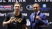Gennady Golovkin vs. Kell Brook COMPLETE Face off video- New York Press Conference