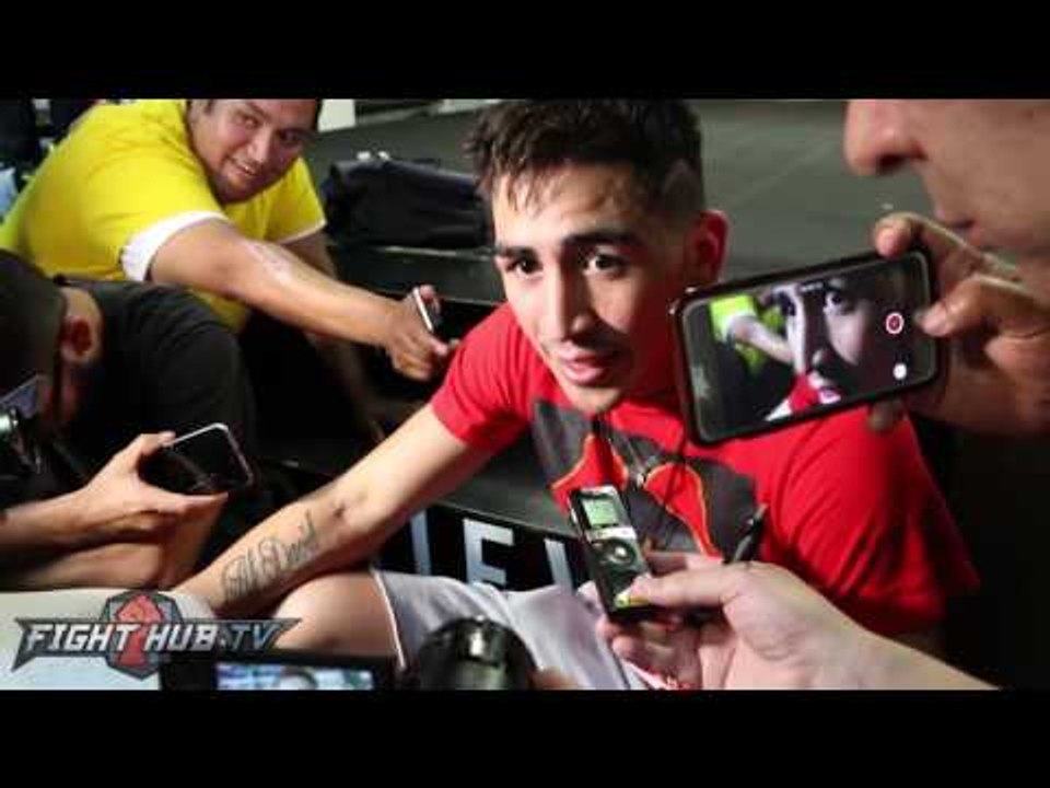 Leo Santa Cruz "First round Im going to go after him, working the body & make him fight"