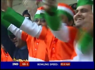 4,4,4,4,4,4 - Indian batsman teaches Gul a harsh lesson in Pakistan.