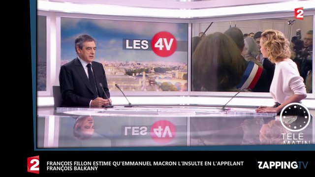 Emmanuel Macron : François Fillon s’est senti insulté d’être appelé François Balkany (Vidéo)