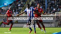 J28 : USL Dunkerque - LB Châteauroux (1-1), le résumé