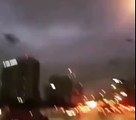 They were driving through the streets of Houston when they saw in the sky something terrifying!