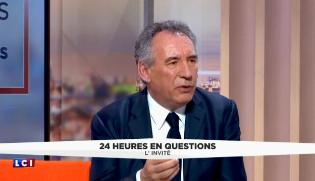 François Bayrou, invité de 24 heures en questions sur LCI - 050417