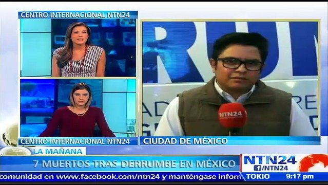 Al menos siete personas muertas y 22 heridas deja derrumbe en una construcción en Ciudad de México