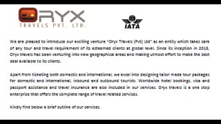 Oryx Tour Packages