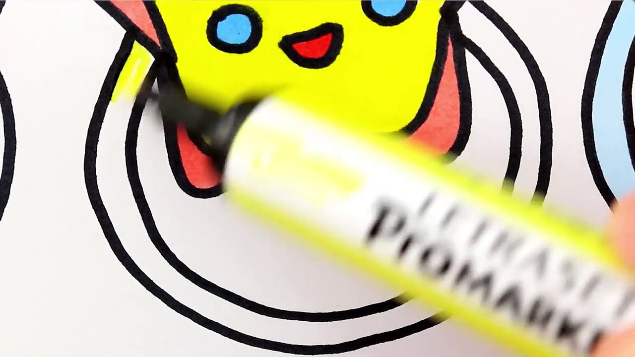 How to Draw and Paint Colorful Rings for Girls - Colouring Book with Colored Markers