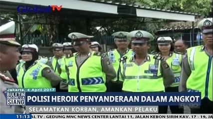 Polisi Heroik Penyanderaan dalam Angkot
