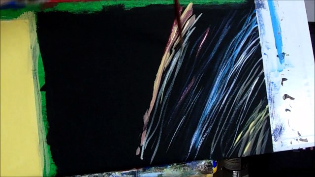 ABSTRACT Painting on canvas Step by Step simple techniques tips and tricks