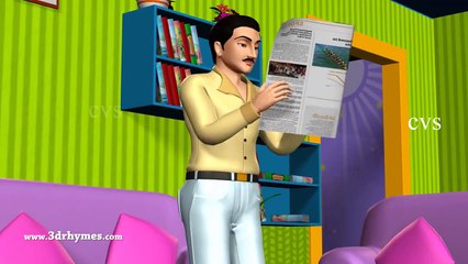 Johny Johny Yes Papa Nursery Rhyme - 3D Anima