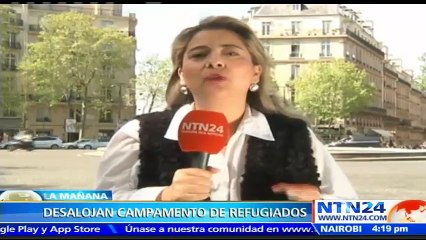 Campamento inmigrante en Francia es reubicado luego de incendio causado por enfrentamiento entre sus ocupantes