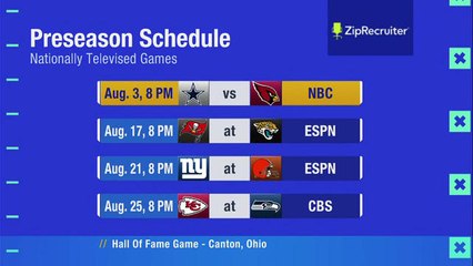 Preseason games we're excited about