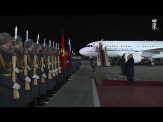 Télécharger la video: Russia - Mattarella in visita ufficiale nella Federazione Russa (11.04.17)