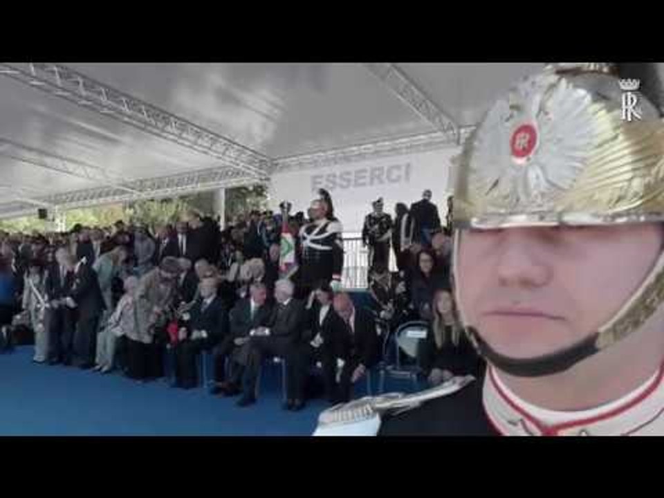 Napoli - Mattarella al 165° anniversario Polizia di Stato (10.04.17)