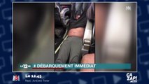 Un passager violemment expulsé d'un avion surchargé