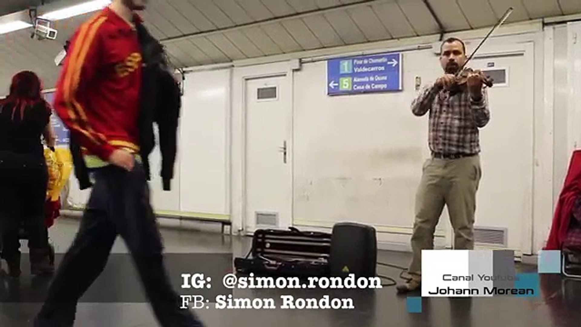 ⁣despacito violin metro españa