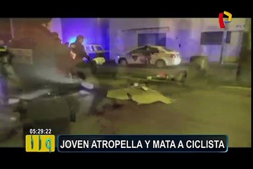 Cajamarca: joven atropella y mata a ciclista