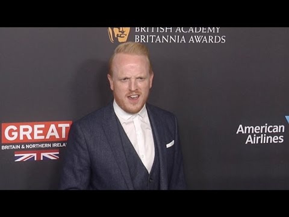 Owain Rhys Davies Walks The Carpet 2016 Britannia Awards